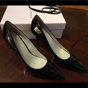 Nine West Black Patent Heels